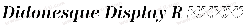 Didonesque Display R字体转换